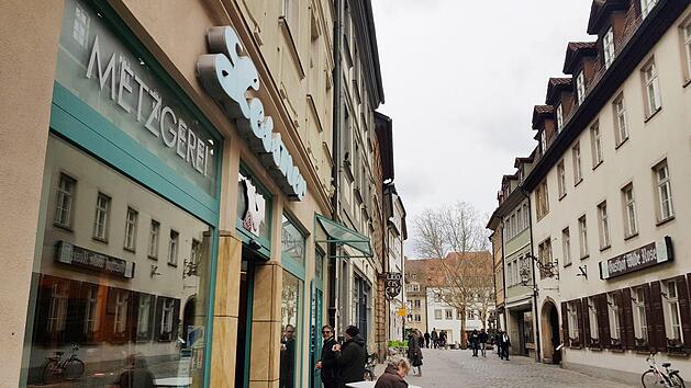 Immer gut besucht: Die Filiale mit Thekenverkauf in der Keßlerstraße in der Bamberger Innenstadt.  Foto: Sebastian Schanz