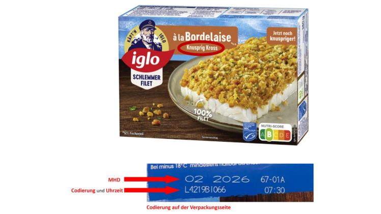 Iglo ruft Schlemmerfilet zurück