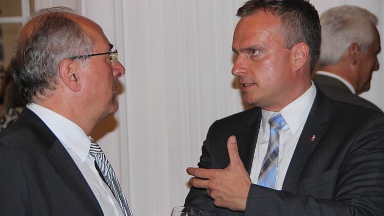 KVG-Geschäftsführer Alexander subat (rechts) und Christian Kröber vom Kuratorium