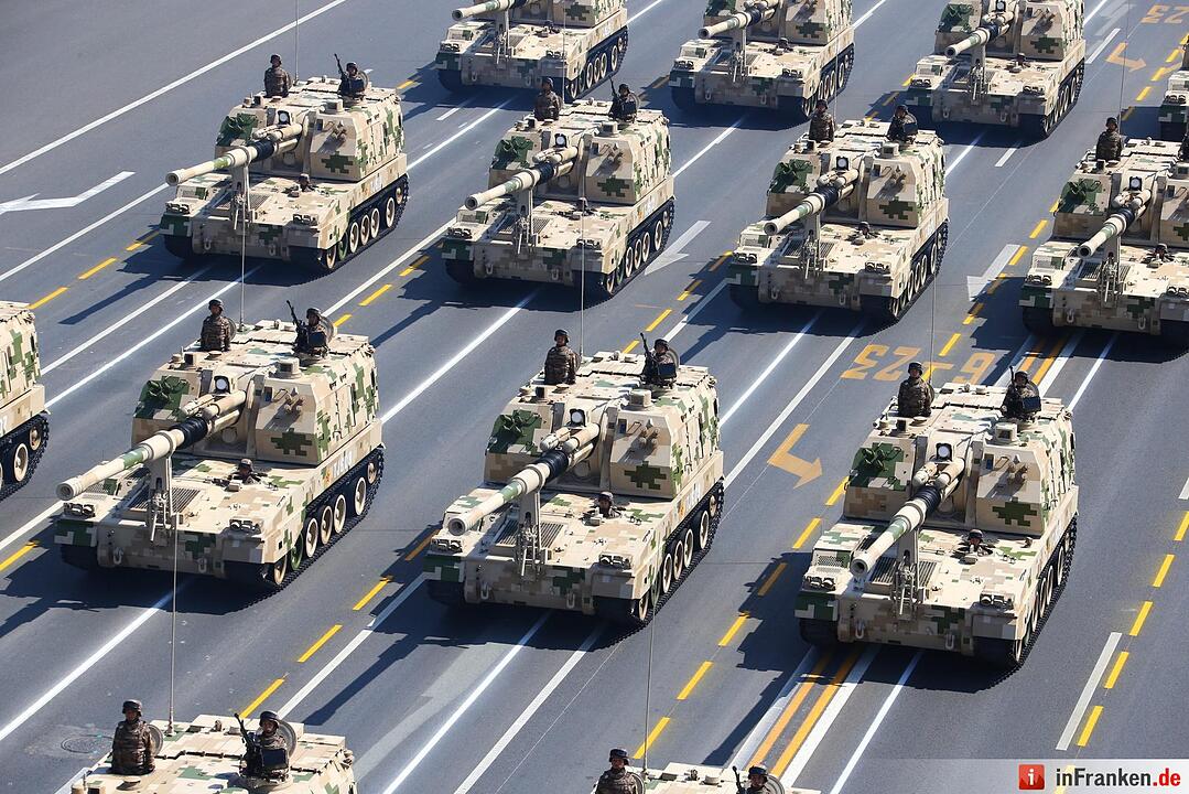 Militärparade in China
