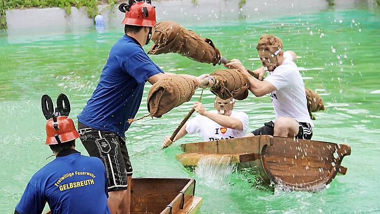 Die Sieger aus Gelbsreuth bei ihrem Finale Foto: Katharina Müller-Sanke