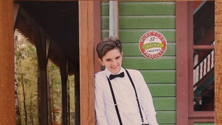 Der 15-jährige Mirco Reck im Erlebnispark Schloss Thurn.  Foto: Leonie Roderus