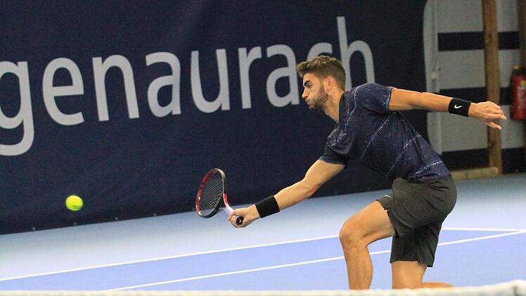 Dem Münchner Tobias Simon, der in Eckental eine Wildcard bekam, fehlten letztlich nur zwei Punkte, um den Challenger-Gewinner von Hamburg, Botic Van de Zandschulp, rauszuwerfen.