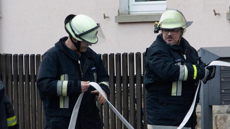 In Kronach ist es am Sonntagnachmittag zu einem Dachstuhlbrand gekommen. Foto: Marian Hamacher