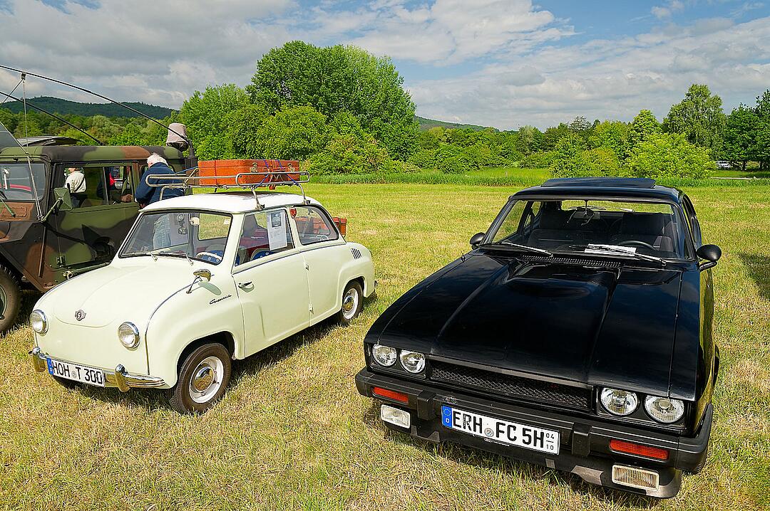 Es kamen viele Oldtimerfreunde.