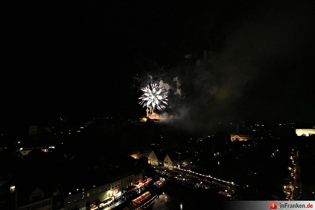 Sandkerwa-Feuerwerk in Bamberg