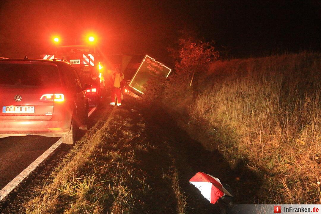 Lkw-Unfall auf B303