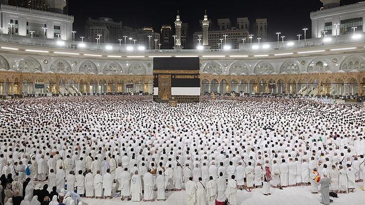 Muslimische Pilgerfahrt Hadsch in Saudi-Arabien