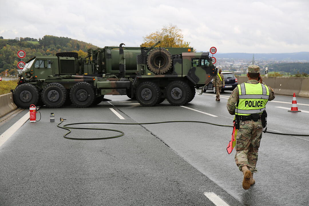 Unfall auf der A9 in Oberfranken