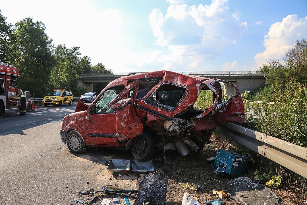 A70 bei Viereth: Kollision im Feierabendverkehr