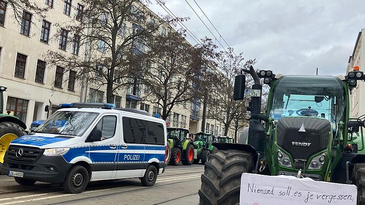 Bauernproteste - Magdeburg
