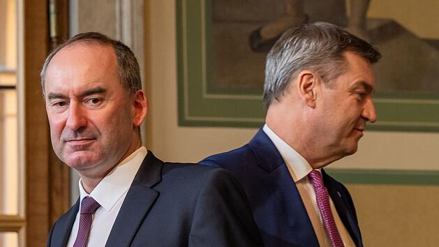 Markus S&ouml;der und Hubert Aiwanger