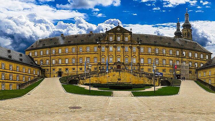 Majestätisch liegt Kloster Banz über Lichtenfels