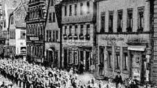 Die Hauptstraße 49 um 1900: einst Promi-Herberge, heute Drogeriemarkt Repro: Reinhold Glas