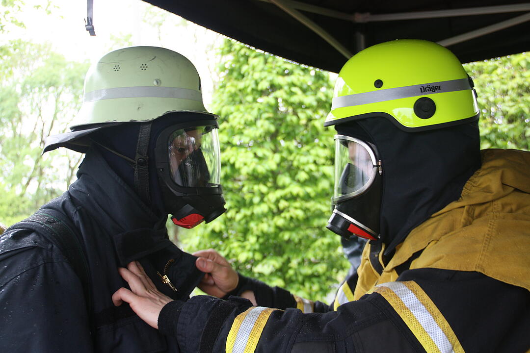 FEuerwehr-Brandcontainer