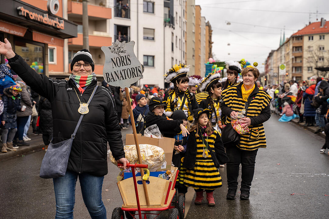 Der traditionelle Umzug zog ca. 70.000 Faschingsfreunde an.