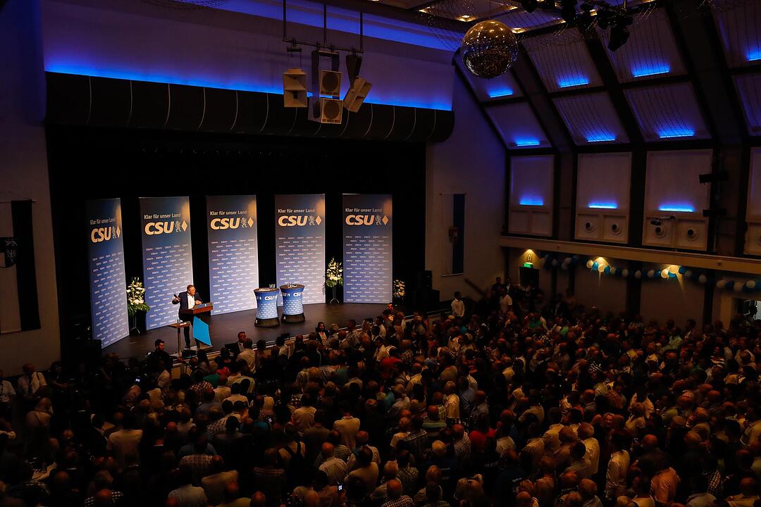 Wahlkampf der CSU - Karl-Theodor zu Guttenberg in Kulmbach