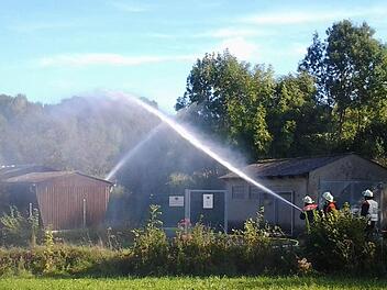 Die seismografische Messstation war der Ort, an dem sich die Gräfenberger Feuerwehrleute bewähren mussten.  Fotos: Hofmann