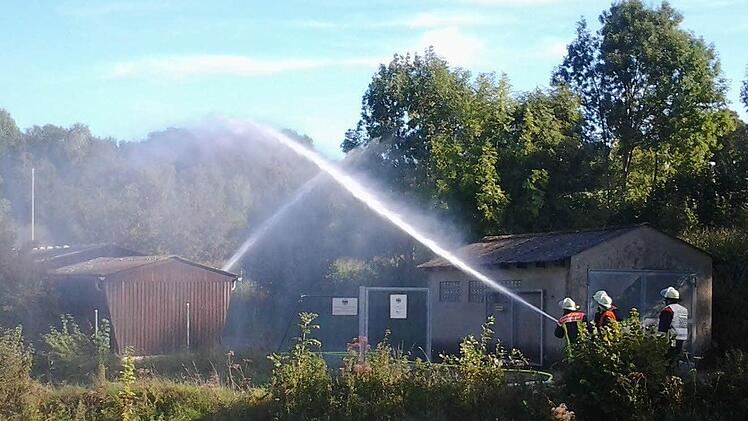 Die seismografische Messstation war der Ort, an dem sich die Gräfenberger Feuerwehrleute bewähren mussten.  Fotos: Hofmann