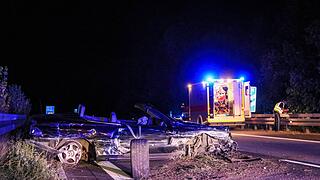 Schwerer Unfall auf A70 bei Ebelsbach: Mit 1,1 Promille gegen die Leitplanke