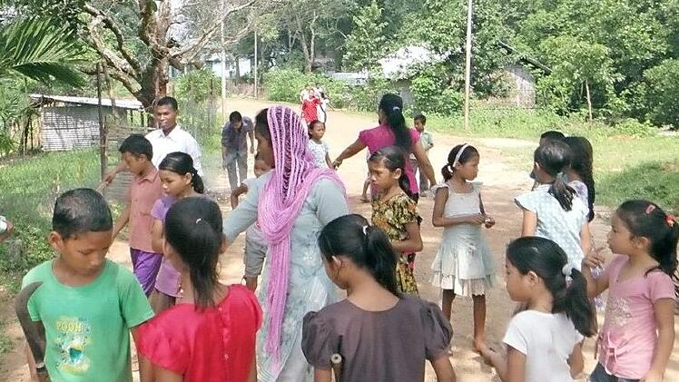 Im März dieses Jahres wurde der Grundstein für das Internat gelegt.  Fotos: privat