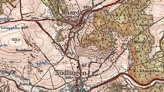 Nüdlingen und Haard in den 1950er Jahren