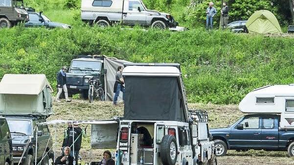 Viele Besucher werden sich auf der Camp-Area einrichten.