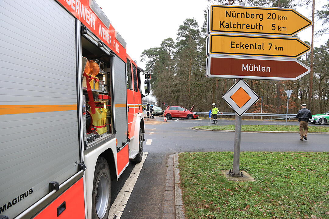 Unfall zwischen Weiher und Dormitz