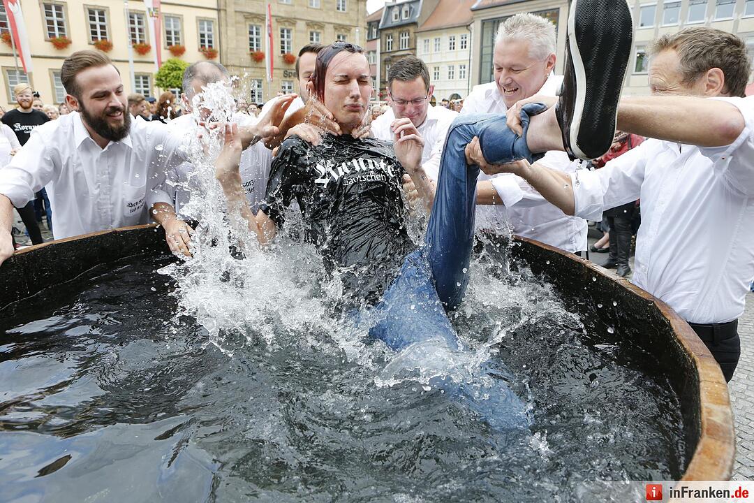 Gautschfeier 2015 der Mediengruppe Oberfranken in Bamberg