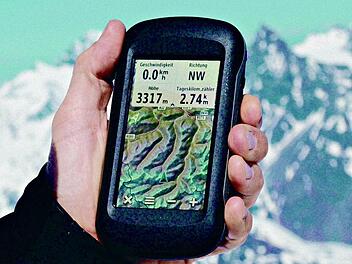 GPS--Gerät für Wanderer Symbolfoto: Archiv/PR