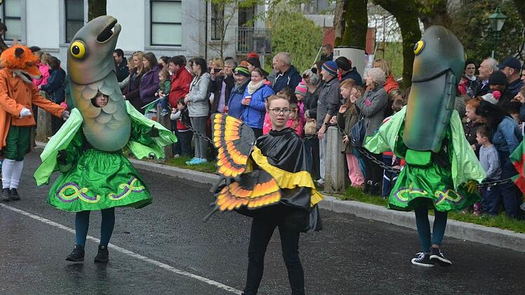 Bunte Figuren bevölkerten die große Parade. Foto: Johanna Blum