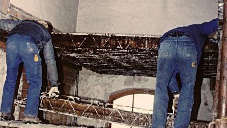 Völlig ausgehöhlt präsentiert sich die Kirche im Herbst 1988.Archiv Wilhelm Neugebauer