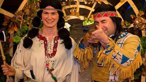 Wilder Westen: Der Fraktionsvorsitzende der Freien Wähler Hubert Aiwanger mit der Landtagsabgeordneten Tanja Schweiger. Foto: Tobias Köpplinger