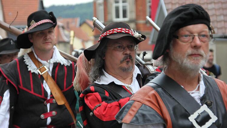 Historischer Festzug durch Kronach. Foto: Marco Meißner