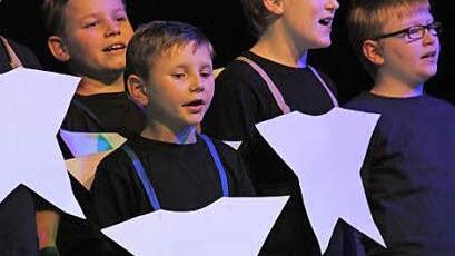 Am Mini-Musical waren alle Klassen beteiligt.