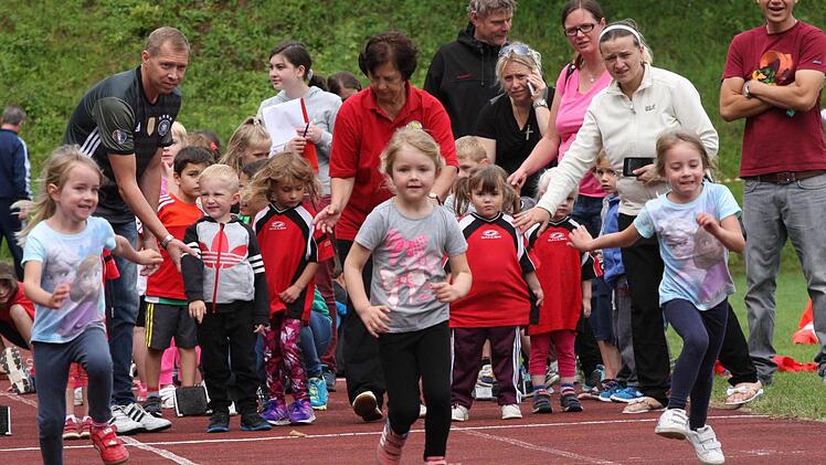Die Mehrkämpfe der jüngeren Schülerinnen und Schüler standen eindeutig im Fokus der offenen Vereinsmeisterschaften des SV Ramsthal Foto: Reinhold Nürnberger