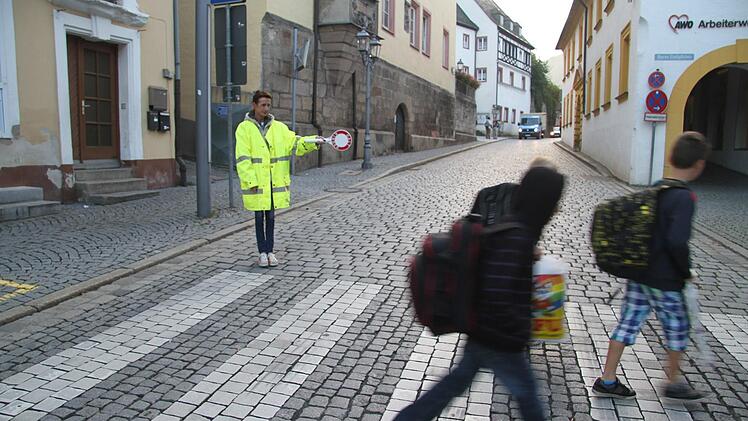 Anette Koslowski beim Ausüben ihres Ehrenamts.Foto: Sonja Adam