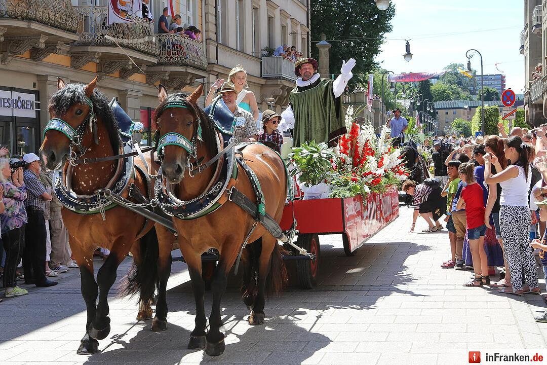 Rakoczyfest in Bad Kissingen mit Umzug; Foto: Barbara Herbst