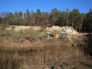 Die Rote Grube der Tongruben bei Muggenbach