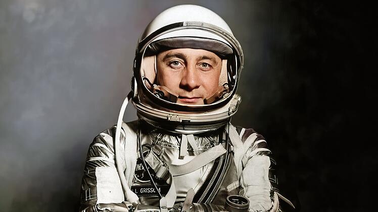 1959: Gus Grissom ist vor dem Apollo-Programm einer der sieben ursprünglichen Mercury-Astronauten (Mercury Seven).