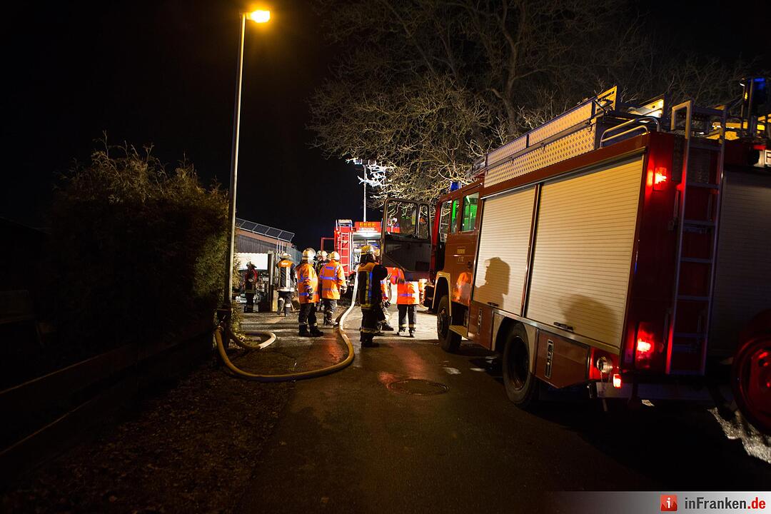 Brand eines Firmengebäuudes in Simmelsdorf