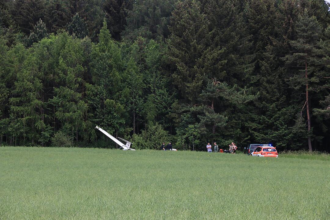 Segelflugzeug in der Fränkischen Schweiz abgestürzt