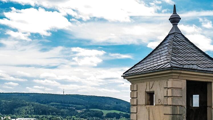 Blick von der Festung Rosenberg auf die Stadt Kronach: Auf ihr wird ab dem 1. September die Ergebnis-Ausstellung des Internationalen Lucas-Cranach-Preises im Fürstenbau präsentiert.  Foto: Archiv/Marian Hamacher