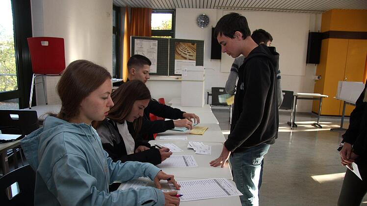 Impressionen von der Juniorwahl   Foto: Richard Sänger