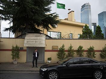 Das saudische Konsulat in Instanbul: Hier starb Jamal Khashoggi. Foto: Petros Giannakouris/AP/dpa