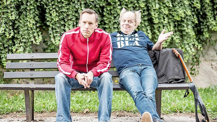 Jörg Kaiser (l.) und Atze Bauer sind sich für keinen Kalauer zu schade. Foto: privat