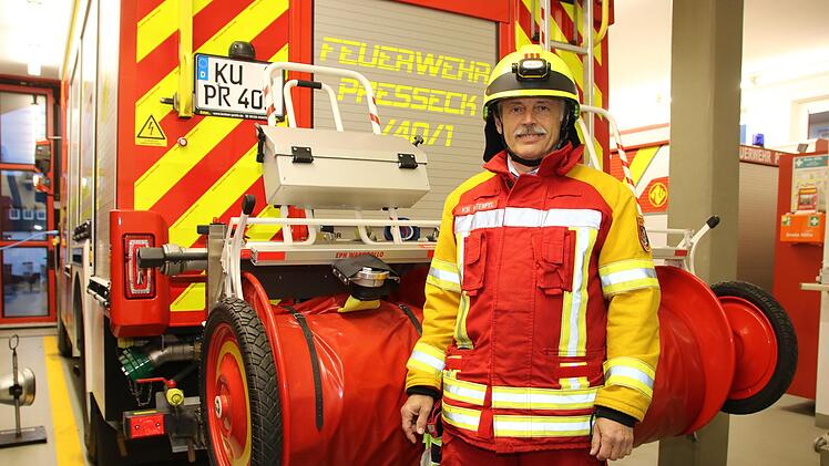 Horst Tempel ist Feuerwehrmann mit Leib und Seele.