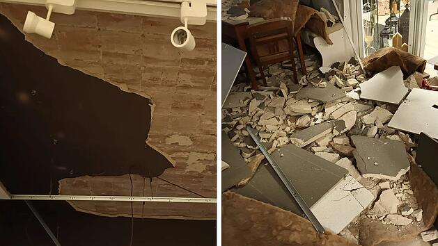 Deckeneinsturz in Bad Kissinger Caf&eacute;: Betreiberin "total geschockt"