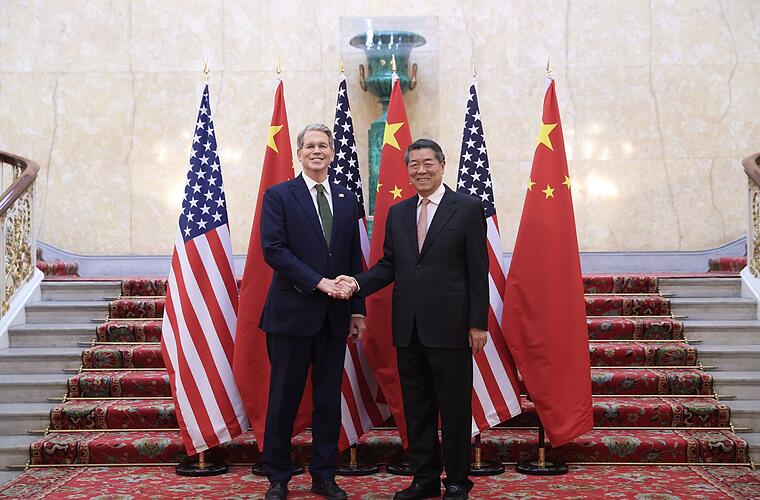 Staatsmedien: China und USA sprechen in London weiter