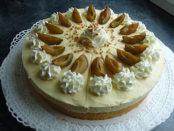 Zwetschgen-Eierlik&ouml;r-Torte